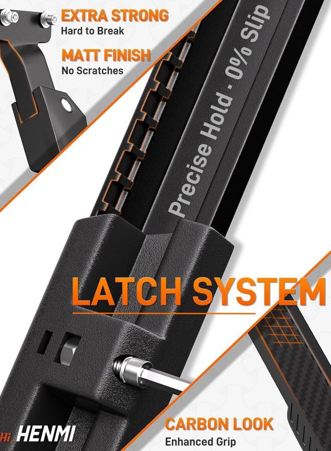 HENMI Bike Kickstand for 24-29 Inch Bicycle, 2 Holes Extra Stable Max Load 176LBS, Non-Slip Base Adult Bicycle Kickstand for Mountain Bike, E-Bike - Image 5