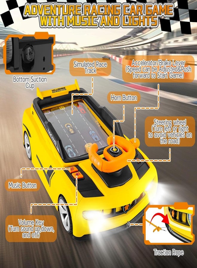 deAO لعبة عجلة قيادة سيارة مغامرة سباق deAO مع موسيقى وضوء، لعبة سباق قيادة محاكاة للأطفال، هدية تعليمية لعيد الميلاد للصبيان والبنات في سن 3 4 5 6 7 8 - Image 2