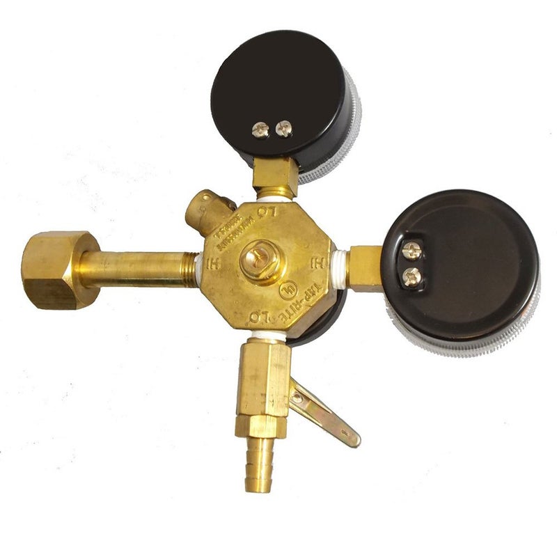 Taprite Co2 Primary Beer Regulator 3741-BR New Draft Wine Soda - Dual High Pressure Gauge - Image 2