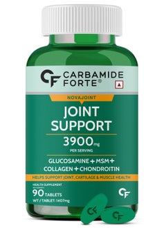 CARBAMIDE FORTE Glucosamine 2100 Mg Methyl Sulfonyl Methane 1050 Mg And Chondroitin 300 Mg Tablets 90 Tablets  - Image 1