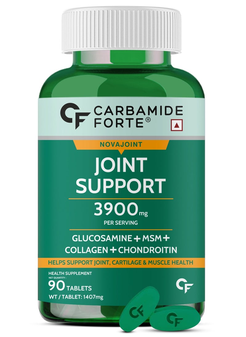 CARBAMIDE FORTE Glucosamine 2100 Mg Methyl Sulfonyl Methane 1050 Mg And Chondroitin 300 Mg Tablets 90 Tablets  - Image 1
