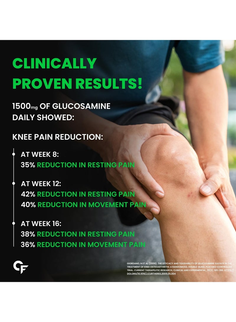 CARBAMIDE FORTE Glucosamine 2100 Mg Methyl Sulfonyl Methane 1050 Mg And Chondroitin 300 Mg Tablets 90 Tablets - Image 3