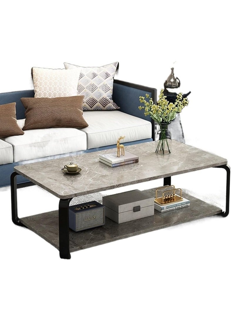 DubaiGallery Metal bedside coffee table end side table desk nordic marble glass home sofa tables light luxury living room side table - Image 1