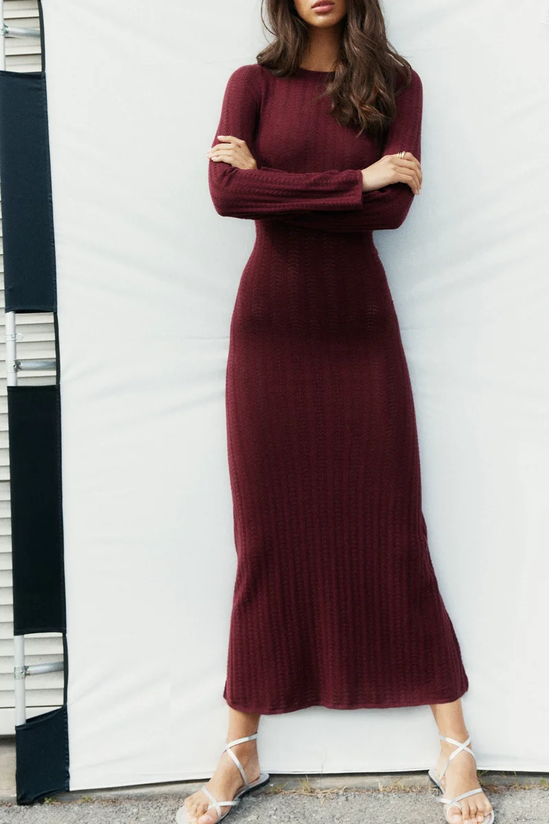 اتش اند ام فستان بظهر مكشوف