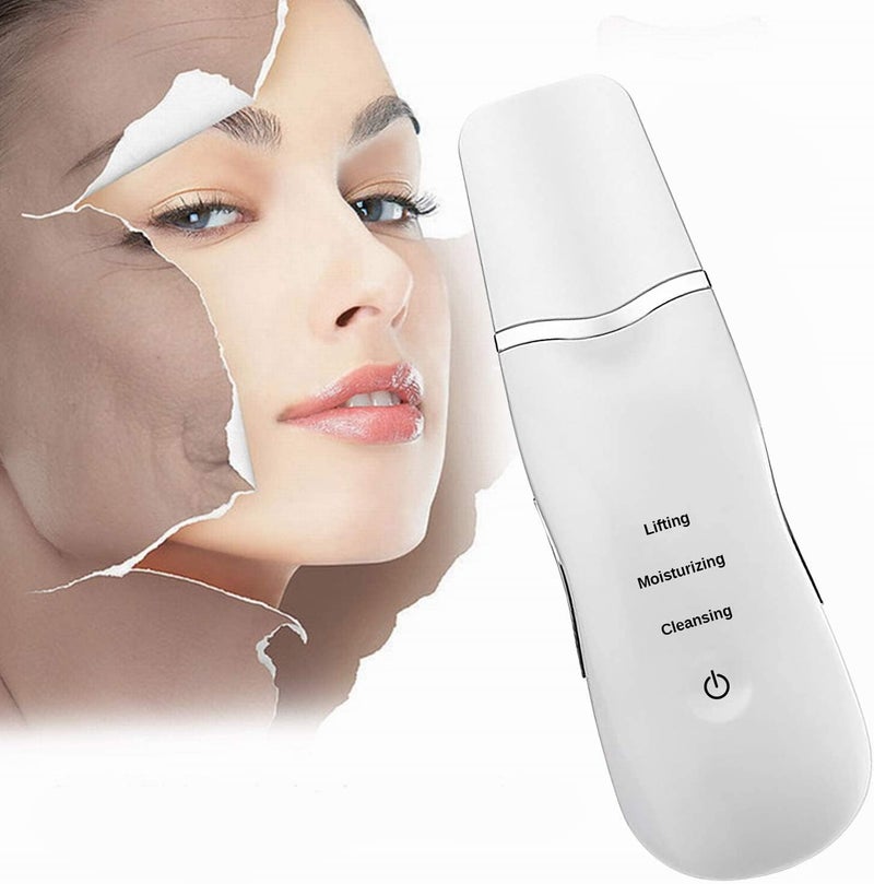 Concepta Ultrasonic Shovel Machine for Facial Skin Scrubber Lifting Moisturizing & Cleansing Skin Dirt Blackhead Remover Peeling Tool,Pore and Exfoliator, Comedone Extractor Treatment (Multicolor) - Image 1