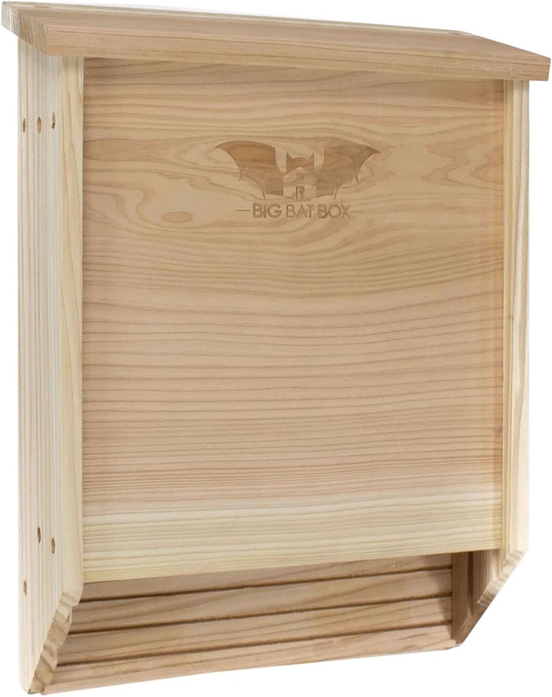 WildYard Cedar Bat House Kit - 2 Chamber, Holds 75 - Weatherproof Bat Shelters for Outdoors - Simple Installation Kit & Outdoor Shelter - Wildlife House for Patio & Colony Attraction - Image 1