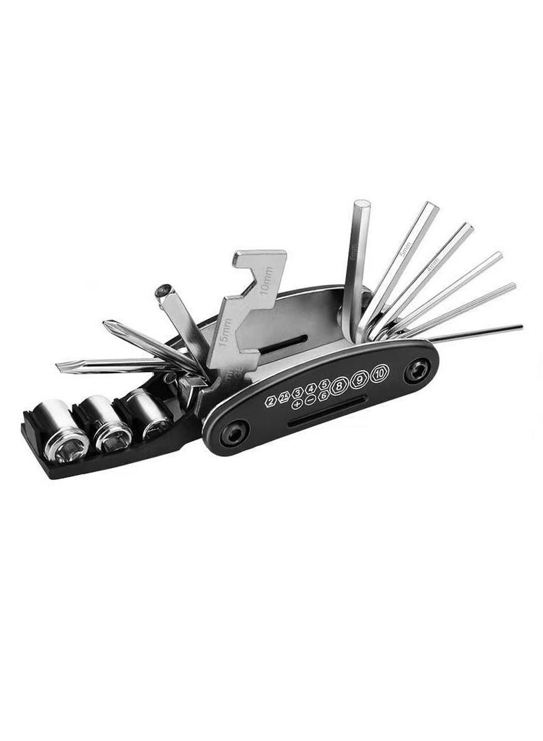 Portable multi-purpose tools Multi-purpose folding screwdriver Motorcycle bicycle repair tools hexagonal wrench Pocket tool
