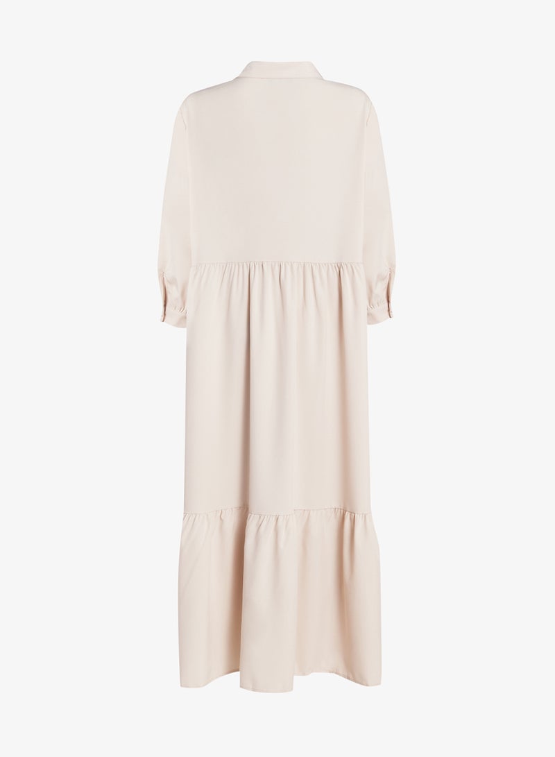 جينجر بلس فستان - بأزرار وطبقات - Image 3