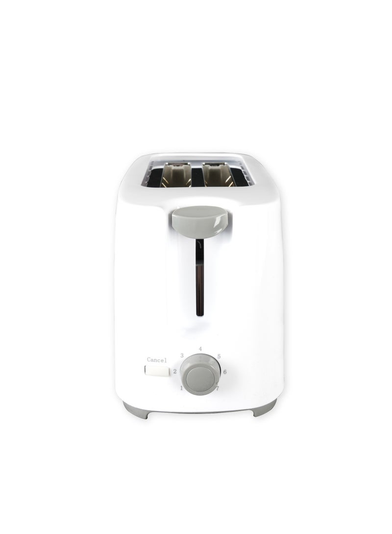 AFRA Electric Breakfast Toaster | 700W | 2 Slots | Removable Crumb Tray | White Finish | Durable Plastic Body | G-Mark, ESMA, RoHS, CB Certified | 2-Year Warranty 2 Slices 700 W AF-100240TOWH White - Image 5