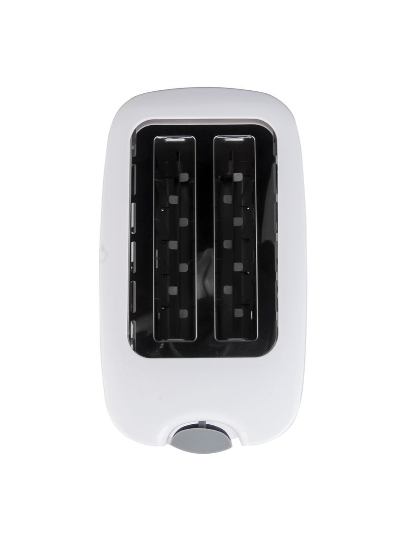AFRA Electric Breakfast Toaster | 700W | 2 Slots | Removable Crumb Tray | White Finish | Durable Plastic Body | G-Mark, ESMA, RoHS, CB Certified | 2-Year Warranty 2 Slices 700 W AF-100240TOWH White - Image 2