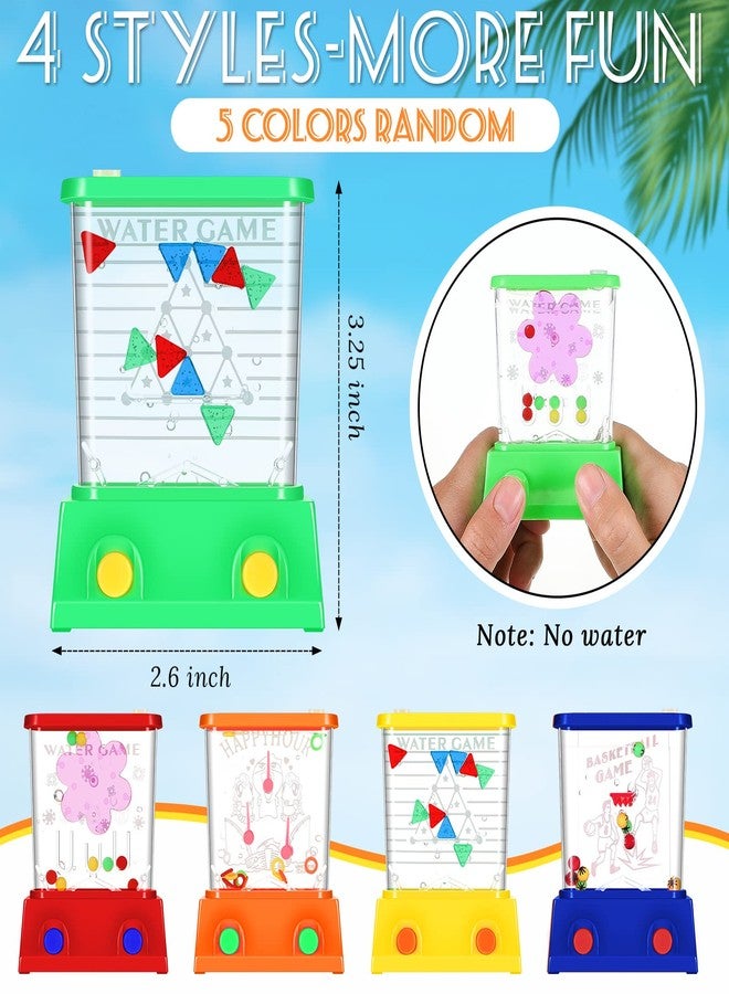Zhanmai 16Pcs Handheld Water Games Mini Arcade Fish Ring Toss Basketball, Water Ring Toss Handheld Toys for Kids Adults, Retro Games for Beach Toy Party - Image 2