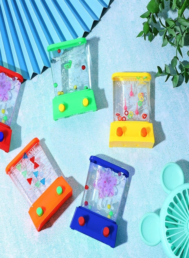 Zhanmai 16Pcs Handheld Water Games Mini Arcade Fish Ring Toss Basketball, Water Ring Toss Handheld Toys for Kids Adults, Retro Games for Beach Toy Party - Image 4