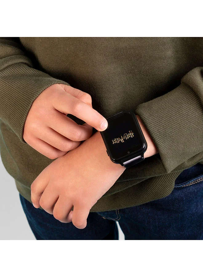 Harry Potter Harry Potter Boys Smart Watch Black Silicone Strap, HP4096ARG