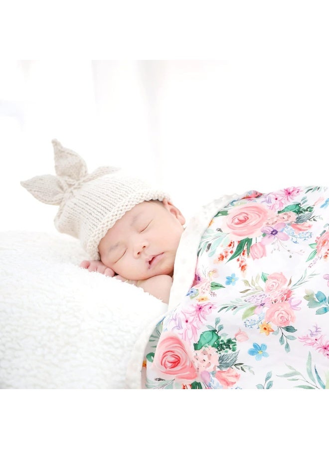 Jundetye Baby Car Seat Cover, Peekaboo Opening Car Seat Canopy for Baby Girls Boys, Mom Nursing Breastfeeding Covers, Minky Blanket for Infant - Image 5