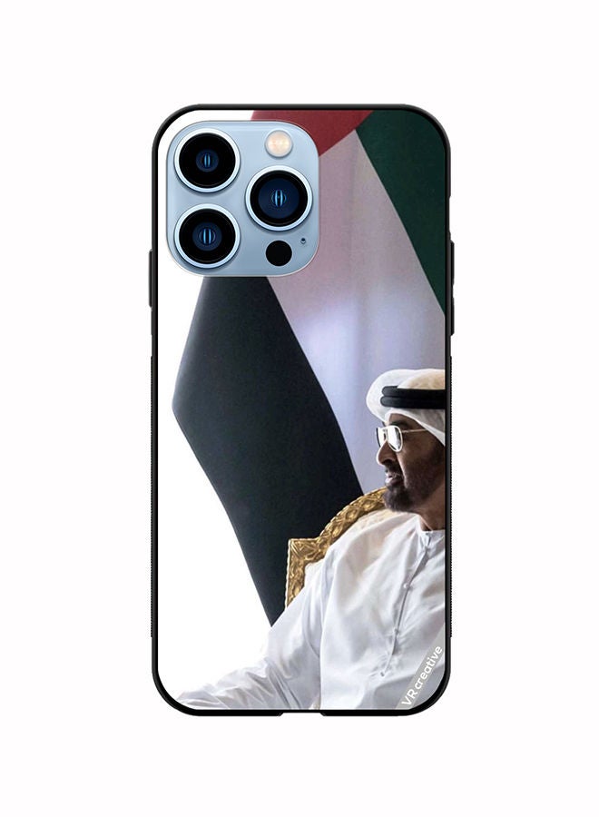 VR CREATIVE Protective Case Cover For Apple iPhone 14 Pro Max Sheikh Mohamed Bin Zayed Al Nahyan Design Multicolour - Image 1
