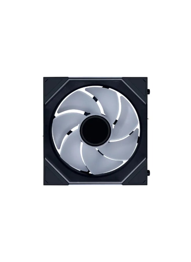 LIAN LI UNI FAN SL-INF WIRELESS 120 Reversed Black Single Case Fan, 120×122.1x25mm, 0, 200~2200 RPM Fan Speed, 2.2 mmH2O Air Pressure, 69.7 CFM Air Flow, FDB Bearing, Cableless RGB | 12RSLIN1W1B  - Image 4