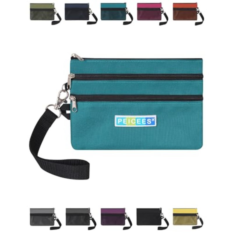 محفظة World Travel Essentials للعملات وجوازات السفر وبطاقات النقود وحامل التذاكر RFID - Image 1