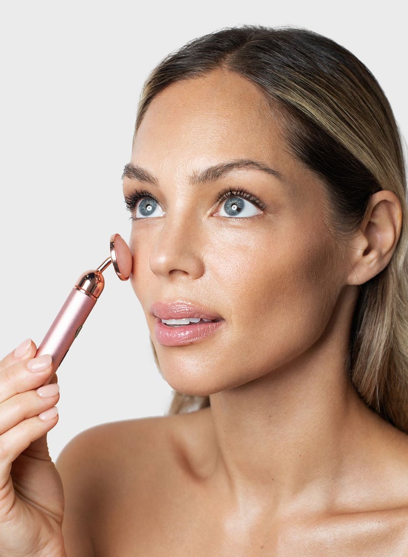 سكن جير وايبريتينك روز كواتز سكالبتينك رولر - Image 4