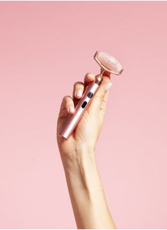 SkinGear Vibrating Rose Quartz Sculpting Roller  - Image 2