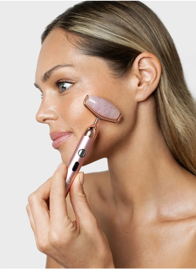 SkinGear Vibrating Rose Quartz Sculpting Roller