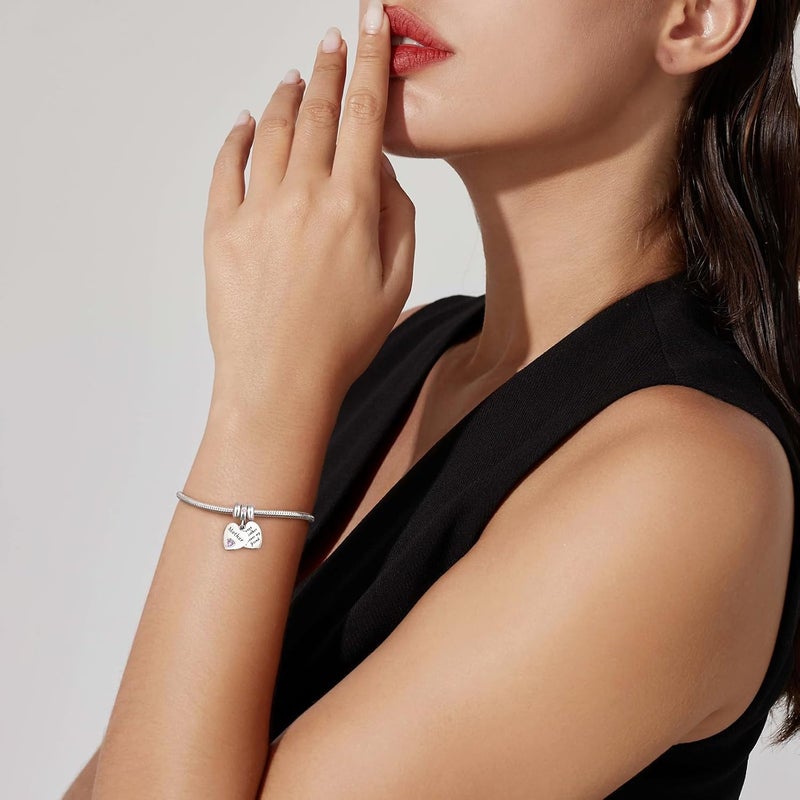 DALARAN Stopper Beads for Bracelets 925 Sterling Silver Clip Spacer Charm Bracelet Stoppers - Image 5