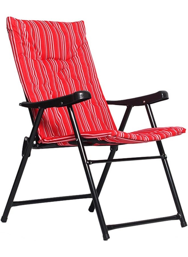 Generic Camping Foldable Beach Chair，Camping Chair for Adults，Lightweight Portable Backpack Chair with Hard Armrest,for Outdoor/Lawn/Trip/Picnic  - Image 1
