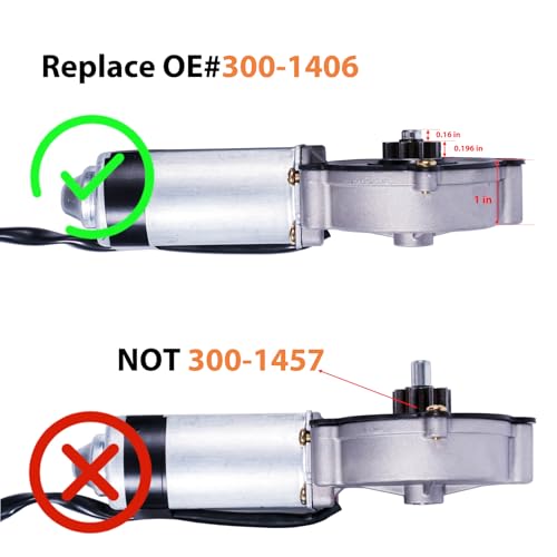 Sobalai 300-1406 RV Entry Step Motor, Replacement Parts for Motorhomes and Transport Vehicles Compatible 1820124 369506 SP-163669 SP-1636669 Motor for kwikee、lCI、frigette、lippert、Stromberg Carlson - Image 2