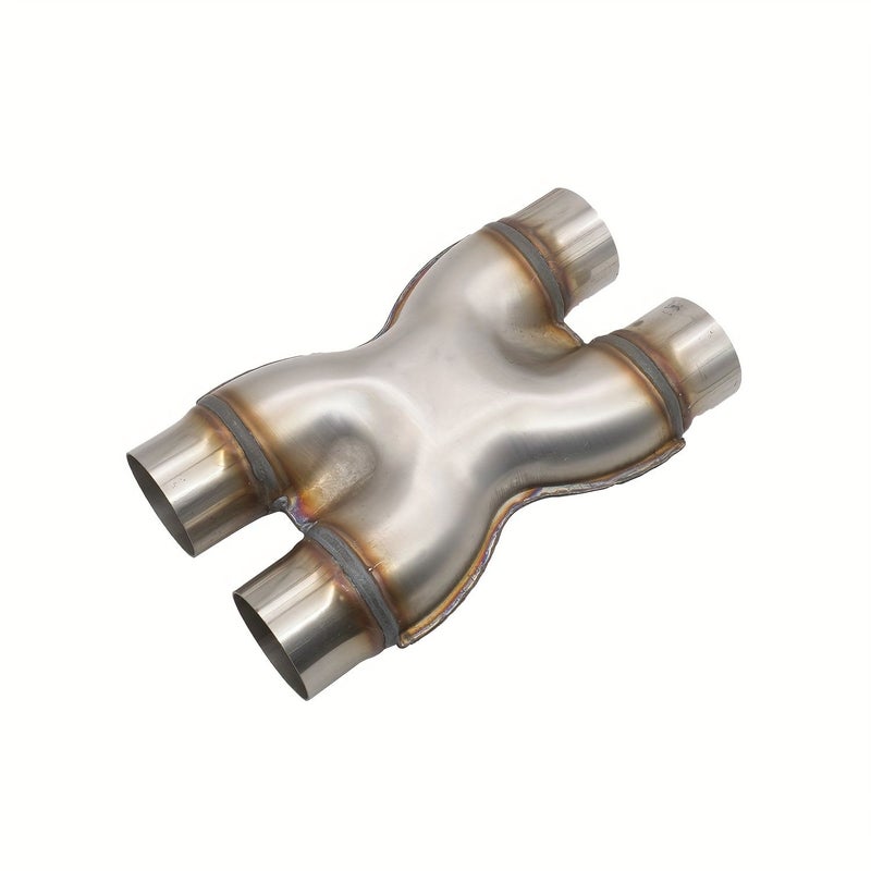 Stainless Steel Exhaust Pipe H Type X Four Way Connector 76 Mm - Image 1