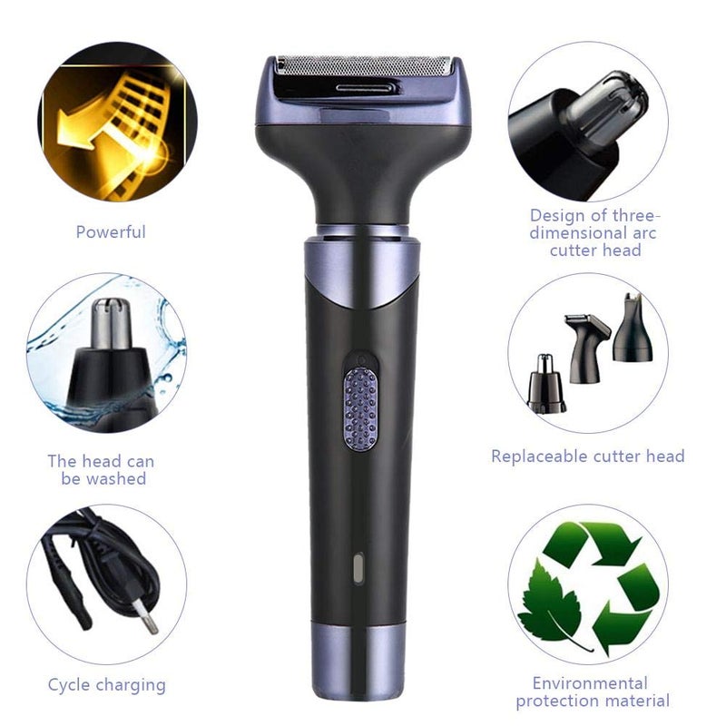 klarako Nose Hair Trimmer, Professional Usb Rechargeable Trimmer For Men And Women,Wet/Dry, Px7 Nose Trimmer Men For Nose & Ear Hair Trimmers Waterproof, Mute Motor(01) - Image 2
