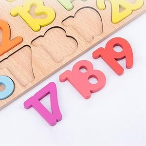 AMENDAS Wooden Learning Educational ABCD Board for Kids, Activity Toys for Toddlers & Preschoolers | ABCD Puzzle Set | Puzzle Toys for 2 Years Old Boys & Girls (Alphabets, Numbers & Shapes) - Image 4