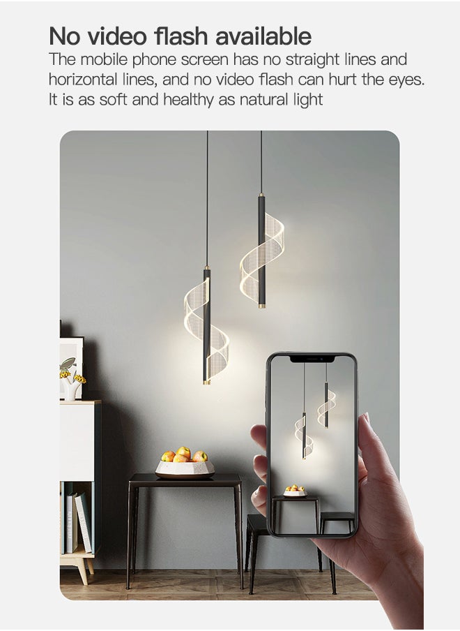 شاربدو المصابيح المتدلية Nordic LED Pendant Lighting Indoor Lighting Lamp for Home side Bedside Living Room Decoration Tables Dining Tables Aisle Modern Light (باللغة الإنجليزية)  - Image 5