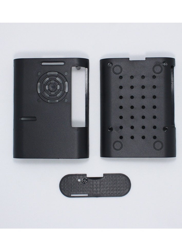 Generic - Raspberry Pi 5 Case with Copper Heatsink Cooling Fan Slim ABS Enclosure Box - Image 1