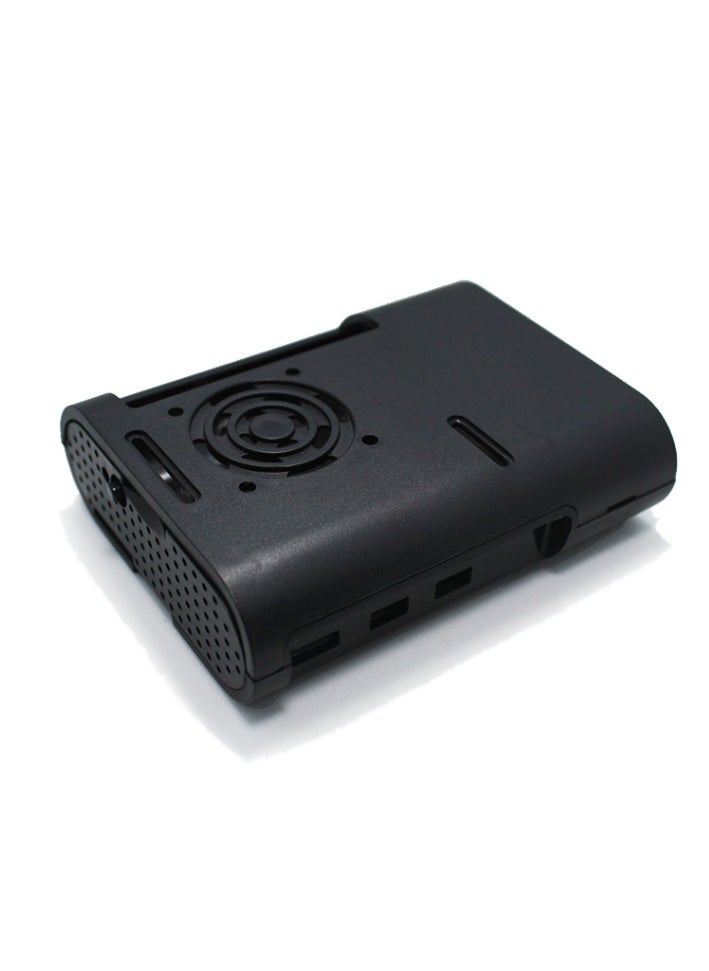 Generic - Raspberry Pi 5 Case with Copper Heatsink Cooling Fan Slim ABS Enclosure Box - Image 1