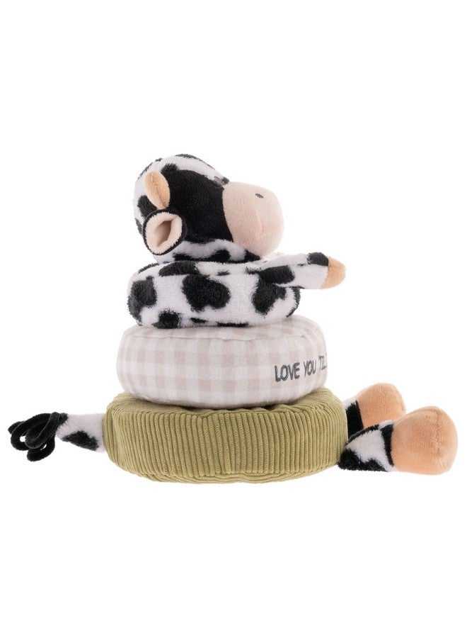 Stephen Joseph, Stacking and Nesting Plush, Stuffed Animal Baby Stacking Rings Learning Toy, Baby Sensory Developmental Toy Rattles, 4- Piece Set - Image 2