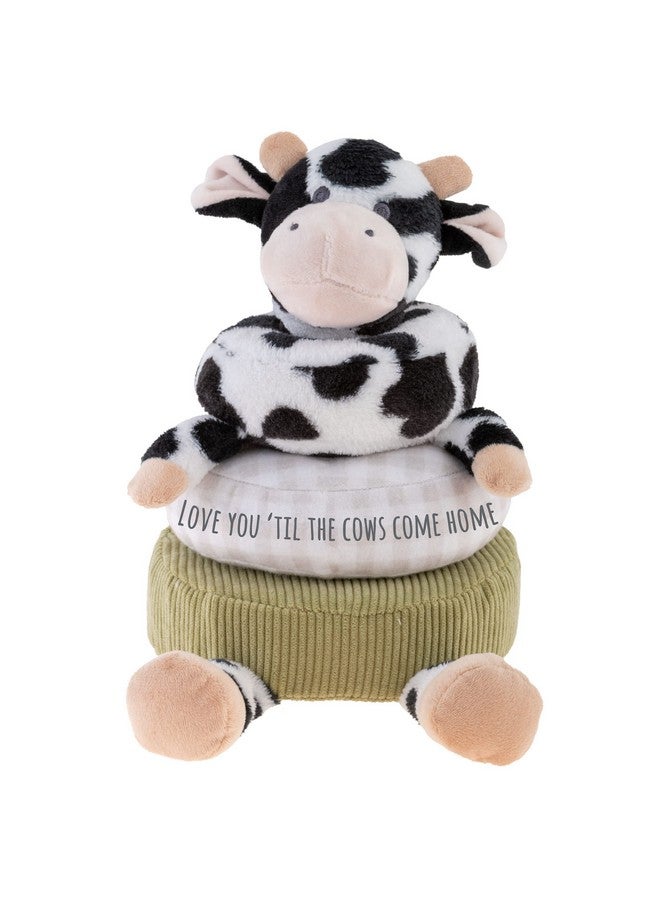 Stephen Joseph, Stacking and Nesting Plush, Stuffed Animal Baby Stacking Rings Learning Toy, Baby Sensory Developmental Toy Rattles, 4- Piece Set - Image 1