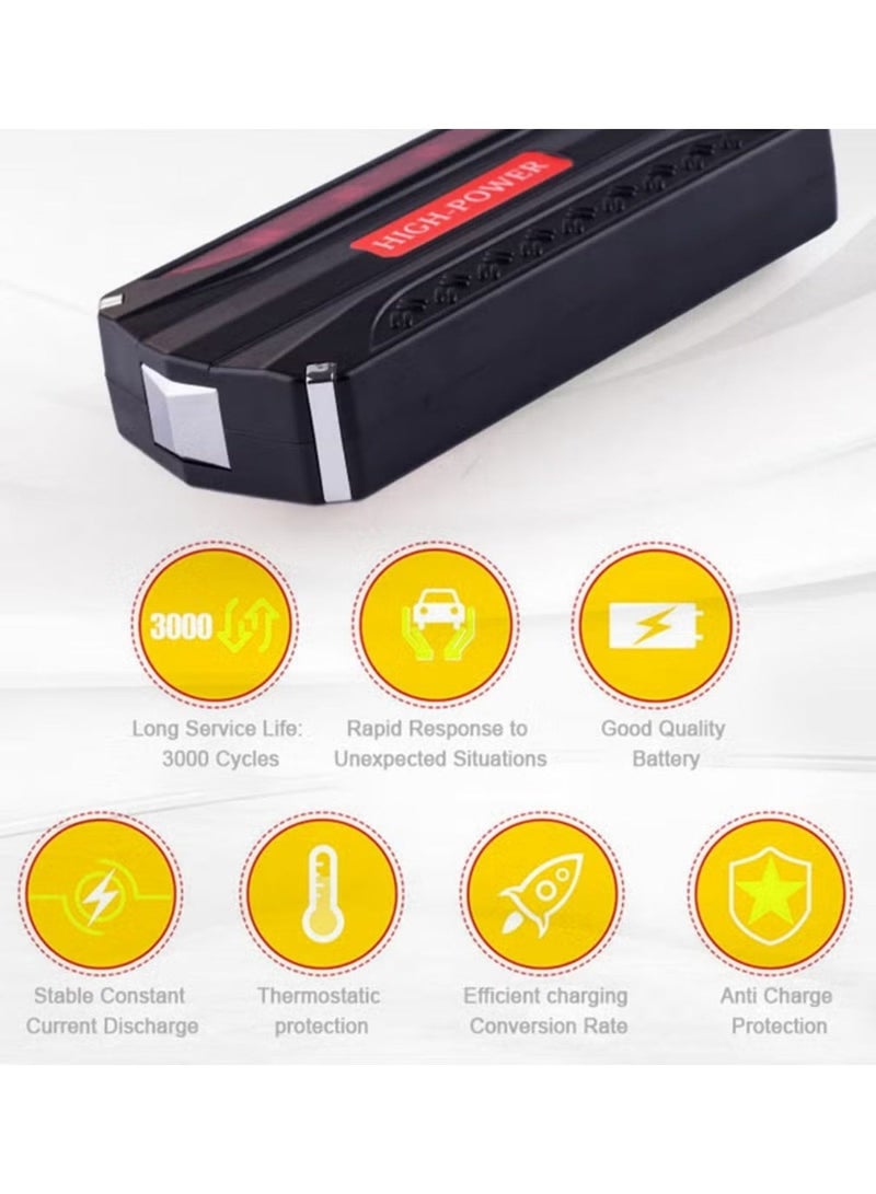 Denx 20000mAh Car Jump Starter Emergency Power Supply Charger Bag with Blower, Lights and USB Ports - Image 5