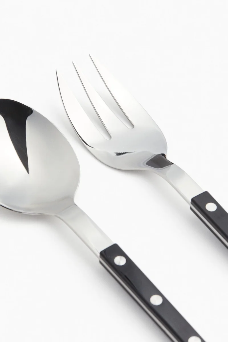 H&M Stainless steel salad servers