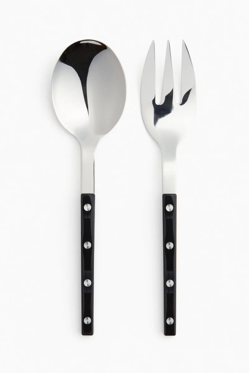H&M Stainless steel salad servers