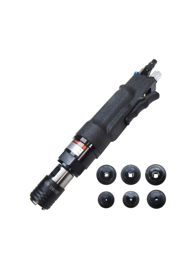 silvercnc - M3-M12 Pneumatic Tapping Machine Air Drill Tapper for Universal Flexible Arm Portable for Using Chuck Size: M3,M4,M5,(M6),M8,M10,M12 (400 rpm) - Image 1