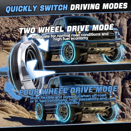 WEILEITE 7L1Z-3C247-A 4Wheel Drive 4x4 4WD Hub Auto Locking Actuator Fit for Ford F150 F-150 2004-2015 Ford Expedition 2003-2015 Lincoln Mark 2006-2008 Lincoln Navigator 2003-2015 Replace 600-105 - Image 4