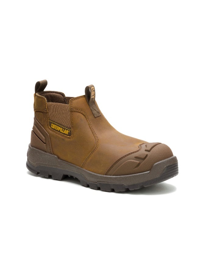 CATERPILLAR CAT Striver XL Chelsea Low S3 Men’s safety shoe in Black. Crazy Horse leather, Steel Toe, Slip Resistant outsole. - Image 2