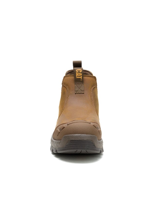 CATERPILLAR CAT Striver XL Chelsea Low S3 Men’s safety shoe in Black. Crazy Horse leather, Steel Toe, Slip Resistant outsole. - Image 3