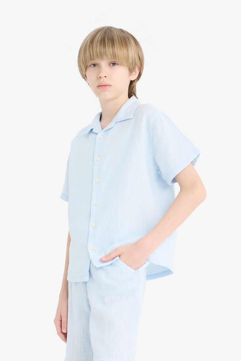 DeFacto Boy Oversize Fit Short Sleeve Shirt  - Image 5