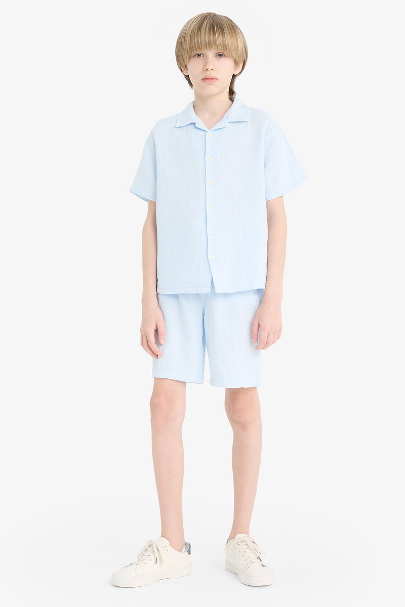 DeFacto Boy Oversize Fit Short Sleeve Shirt  - Image 2
