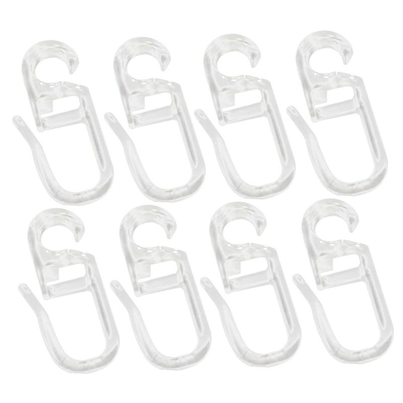 Transparent Bed Curtain Hooks 150PCS 3.8x1.16CM Smooth Sliding For Easy Installation - Image 5