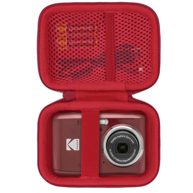 Lebakort Storage Case Compatible with KODAK PIXPRO Friendly Zoom FZ45 FZ55 16MP Digital Camera Red Case - Image 2
