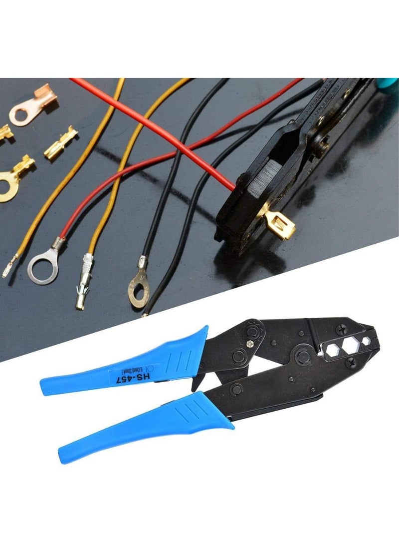 GGOOT HS-457 Ratchet Crimp Pliers BNC/TNC Coaxial Cable Crimping Tool 11,8.2,5.4mm² RG6 RG58 Terminals Crimping Plier Hand Hardware Tool  - Image 3