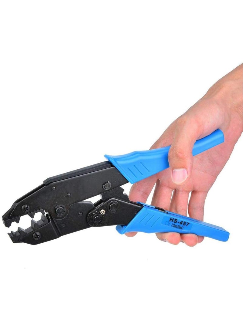 GGOOT HS-457 Ratchet Crimp Pliers BNC/TNC Coaxial Cable Crimping Tool 11,8.2,5.4mm² RG6 RG58 Terminals Crimping Plier Hand Hardware Tool  - Image 4