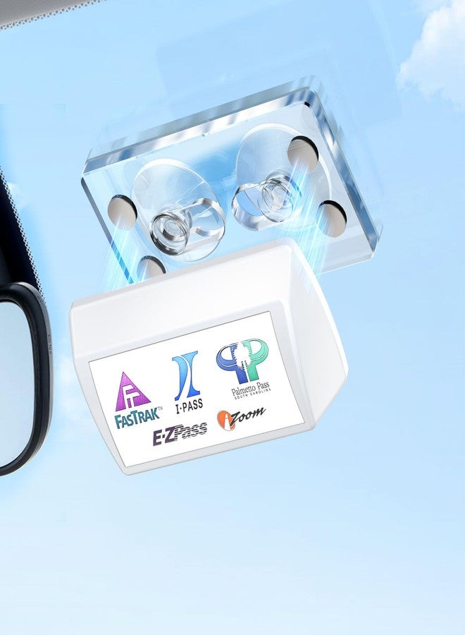 ESVNE Magnetic EZ Pass Holder for Windshield - EZPass Holder with Strong Suction Cup Mount & Ultra Secure Neodymium Magnets - Universal Fit for EZ Pass Mini, IPass, SunPass & Most US Toll Tags - Image 1
