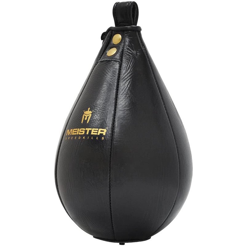 Meister حقيبة سرعة ماستر سبييد كيلز الجلدية مع جيب لاتكس خفيف الوزن - أسود، متوسط 9.5" x 6" - Image 1